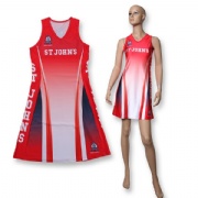 Girl Sex Sublimation Women Dresses Netball Bodysuit Jersey