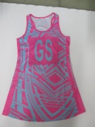 100% polyester fashion hot sales netball uniform dress for wholesales