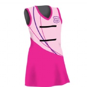 OEM factory A-line custom sublimated all over print australia slim fit tennis netball dress