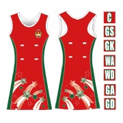 Sublimation Jerseys Women Sportswear Clothing Dresses Netball Uniforms