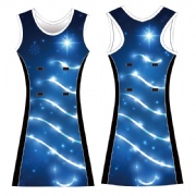 Blue star netball jersey for set