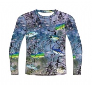 Custom Made Long Sleeve Microfiber Fishing Shirts