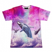 MOQ 1 PCS Colorful Printing Sublimated t shirt, fishing t shirt